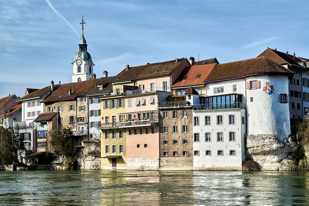 Solothurn am Wasser Schweiz Puzzlespiel online
