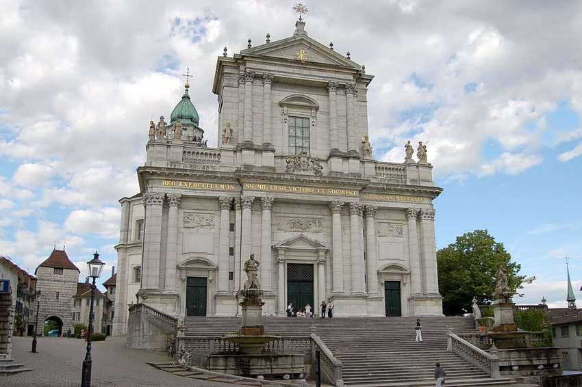 Катедралата Солотурн Санкт Урсен онлайн пъзел
