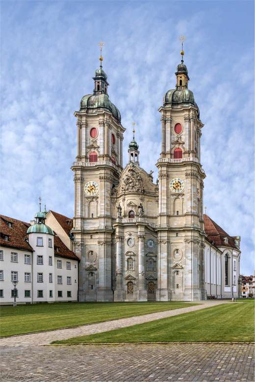 Колегиатска църква Sankt Gallen Швейцария онлайн пъзел
