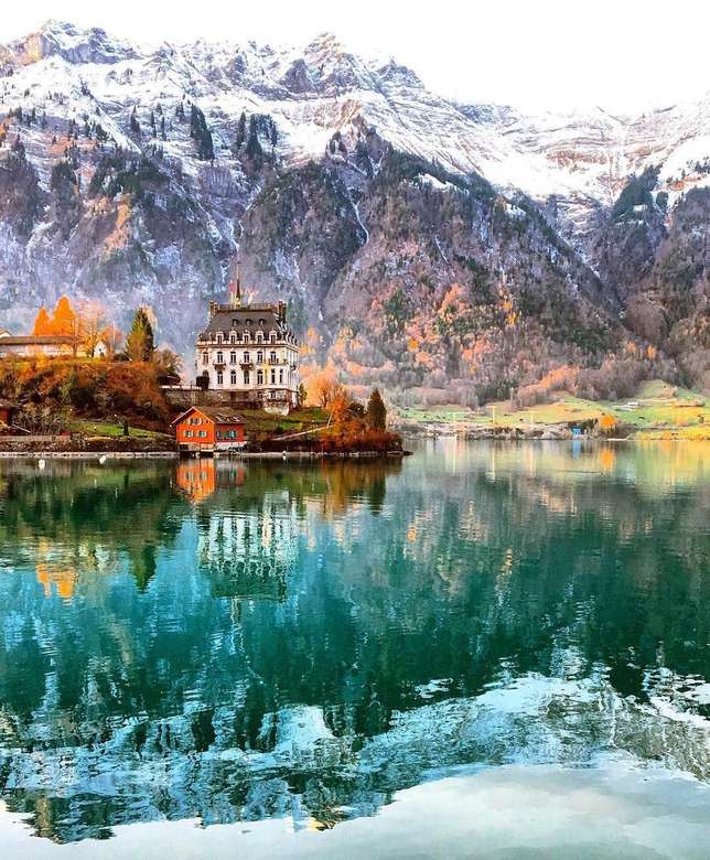 スイスのブリエンツ湖 オンラインパズル