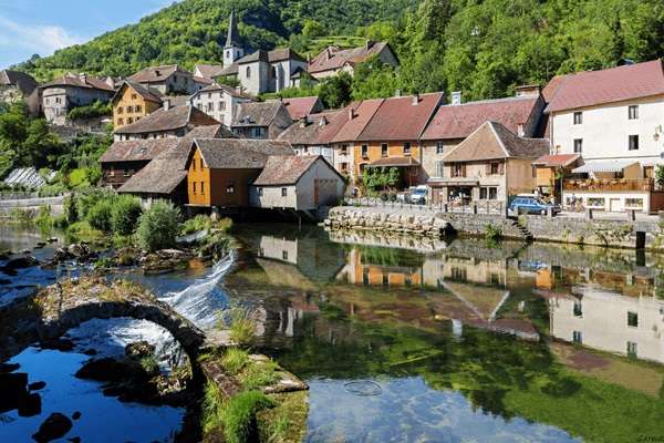 Plaats in de Zwitserse Jura legpuzzel online