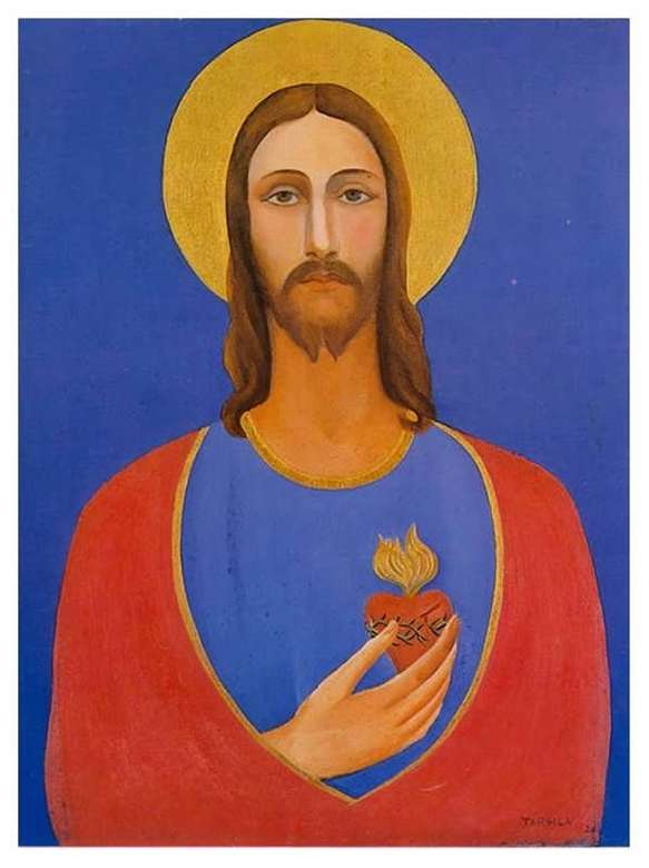 Sagrado Coração de Jesus Tarsila do Amaral, 1926 г. онлайн пъзел
