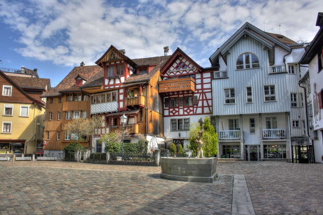 Arbon old town on Lake Constance online puzzle