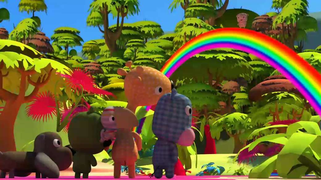 Trupa de zdrențe (Jungle Rainbow) puzzle online