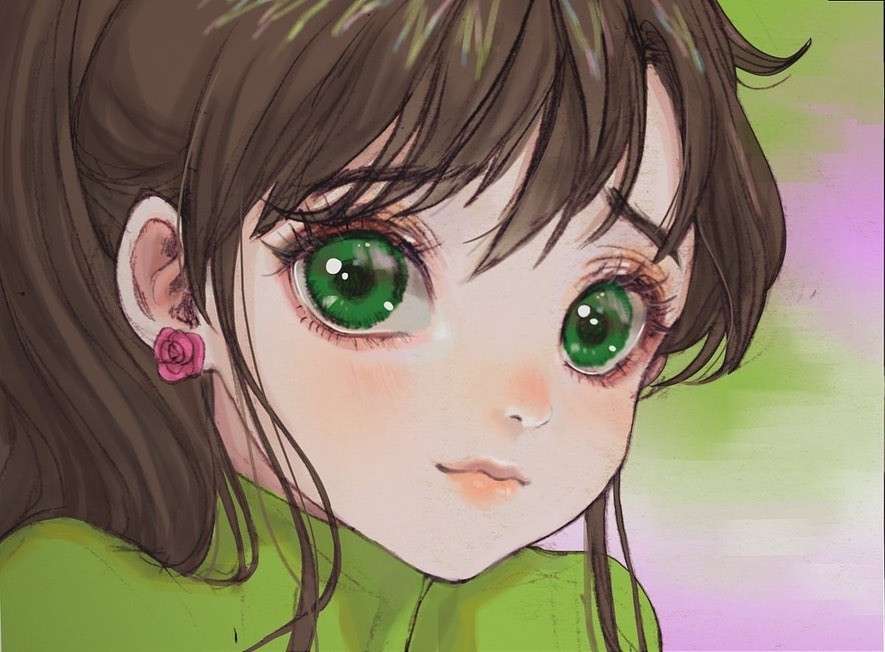 ღ ღ Κορίτσι -Anime -Illustration ೋ ღ online παζλ
