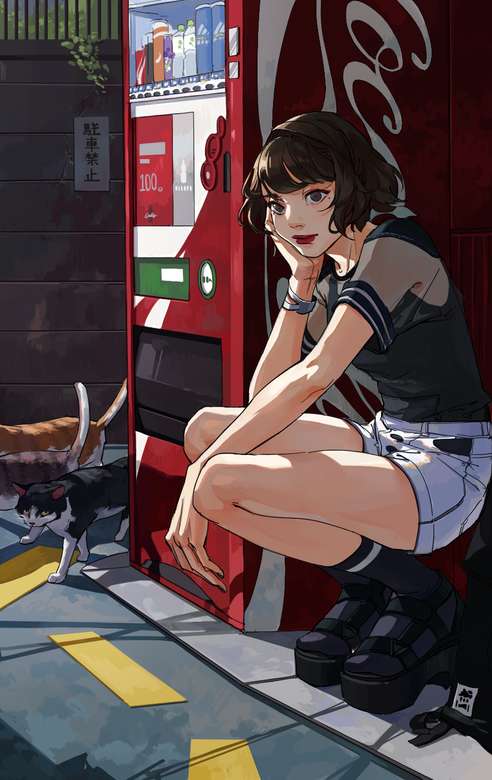 ღ ღ Κορίτσι -Anime -Illustration ೋ ღ παζλ online