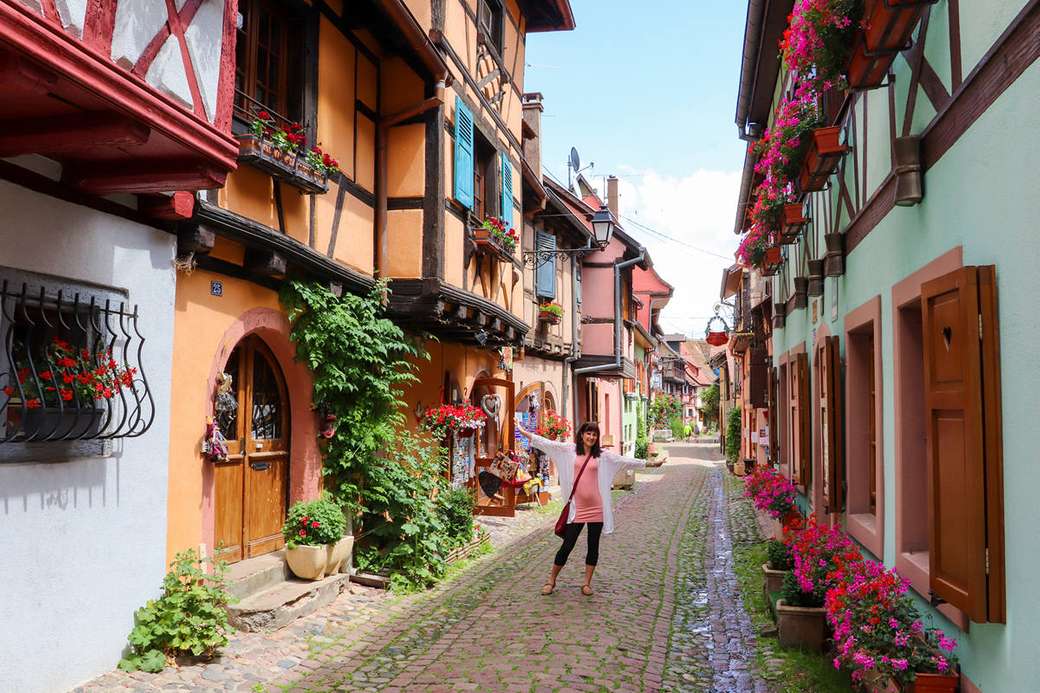Eguisheim Wine Village Alsace skládačky online