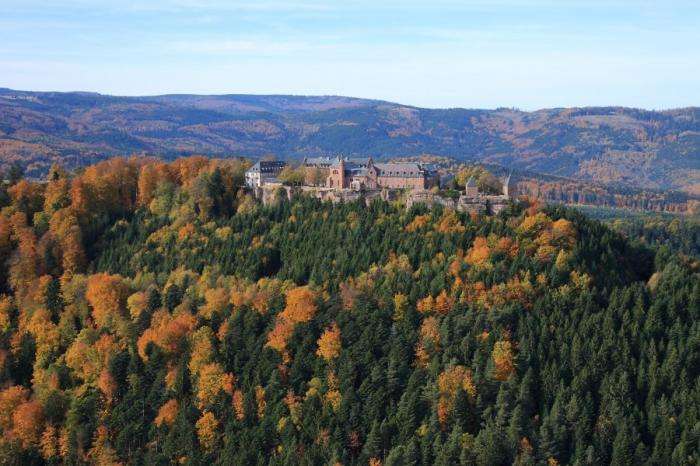 Monastère de Saint Odilia Mont Odilien Vosges puzzle en ligne