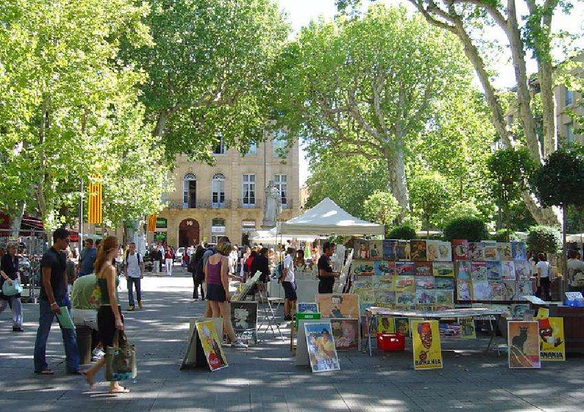 Aix-en-Provence Frankrike pussel på nätet