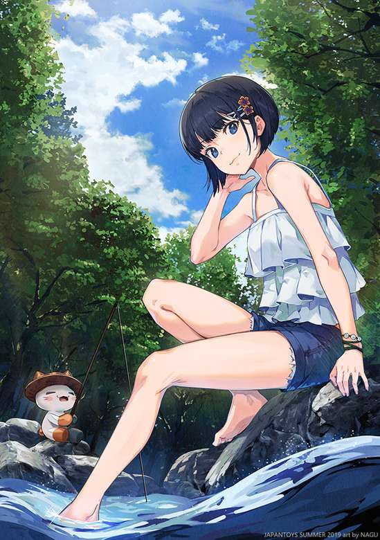 ೋ ღ Girl- Anime- Illustration. ೋ ღ online puzzle