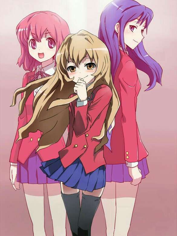 ೋ ღ Toradora- Anime- Ilustração. ೋ ღ puzzle online