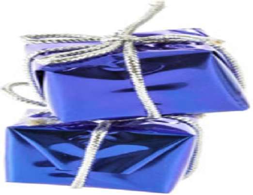 b для синих подарков онлайн-пазл