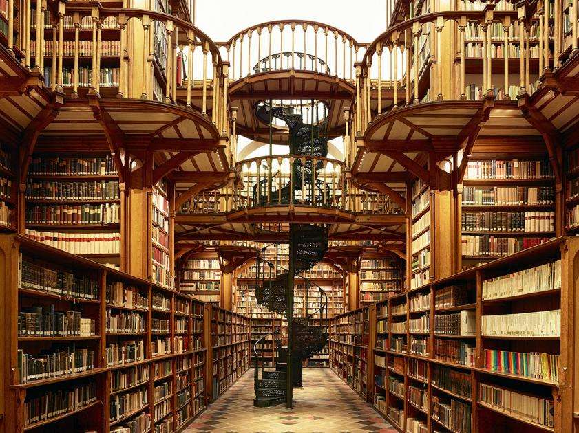 Библиотека на абатство Мария Лаач онлайн пъзел