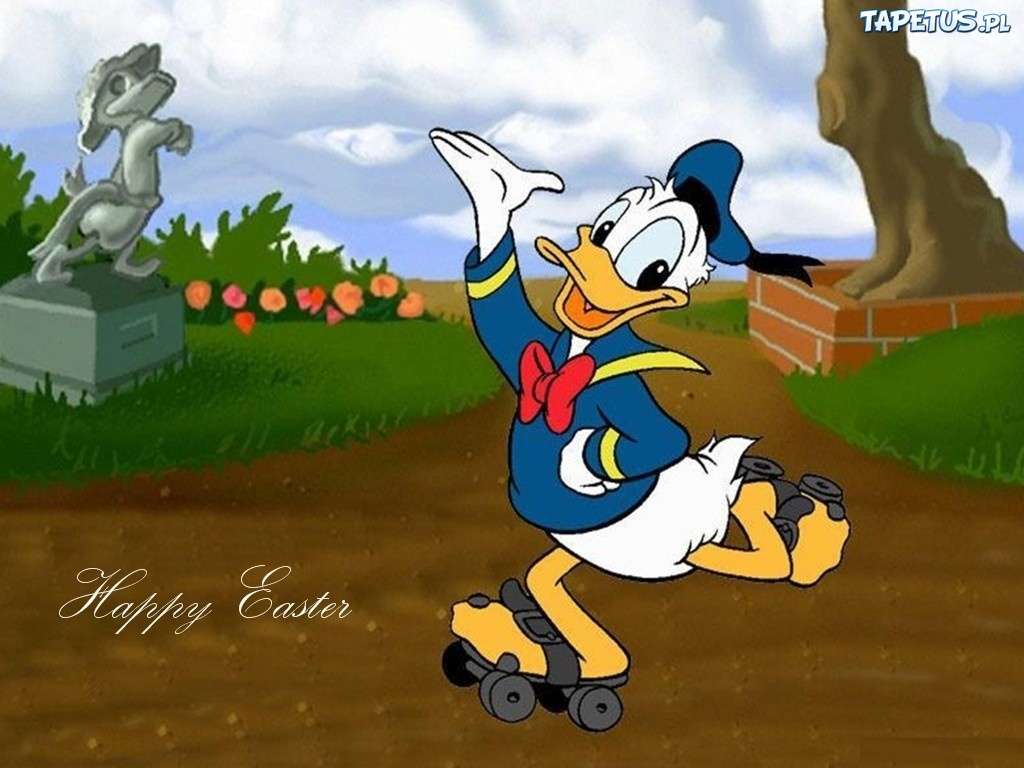 Easter, Happy Easter, Duck, Donald online puzzle