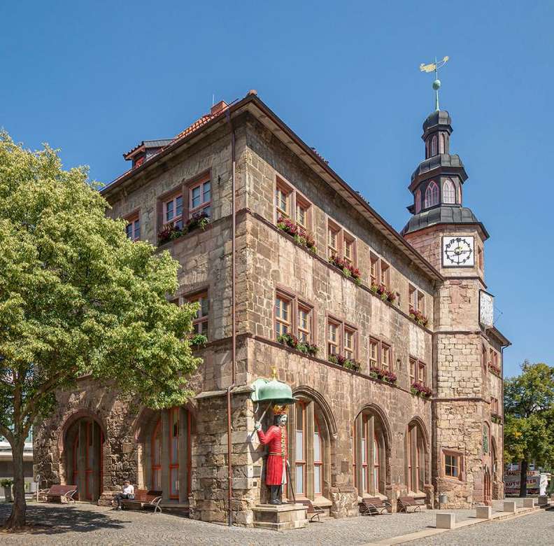 Oud stadhuis in Nordhausen legpuzzel online
