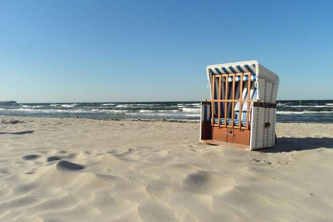 Praia Boltenhagen do Mar Báltico puzzle online