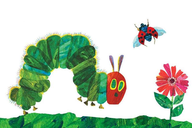 The Little Gluttonous Caterpillar jigsaw puzzle online