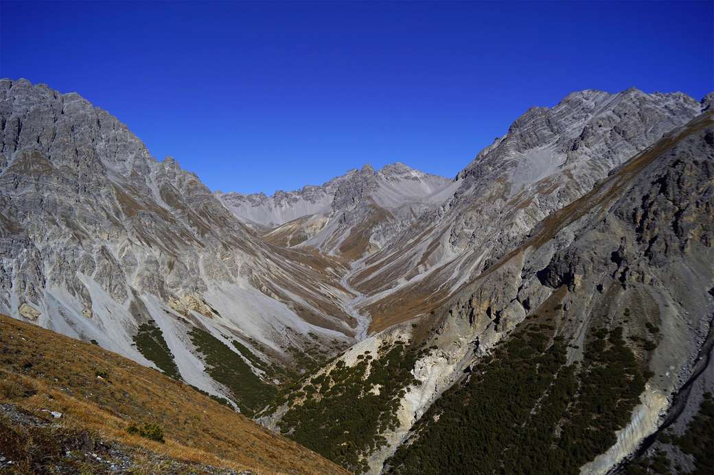 Natuurreservaat Ofenpass Graubünden Zwitserland online puzzel