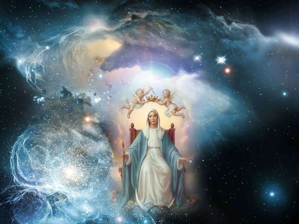 Мария - Царица Неба и Земли пазл онлайн