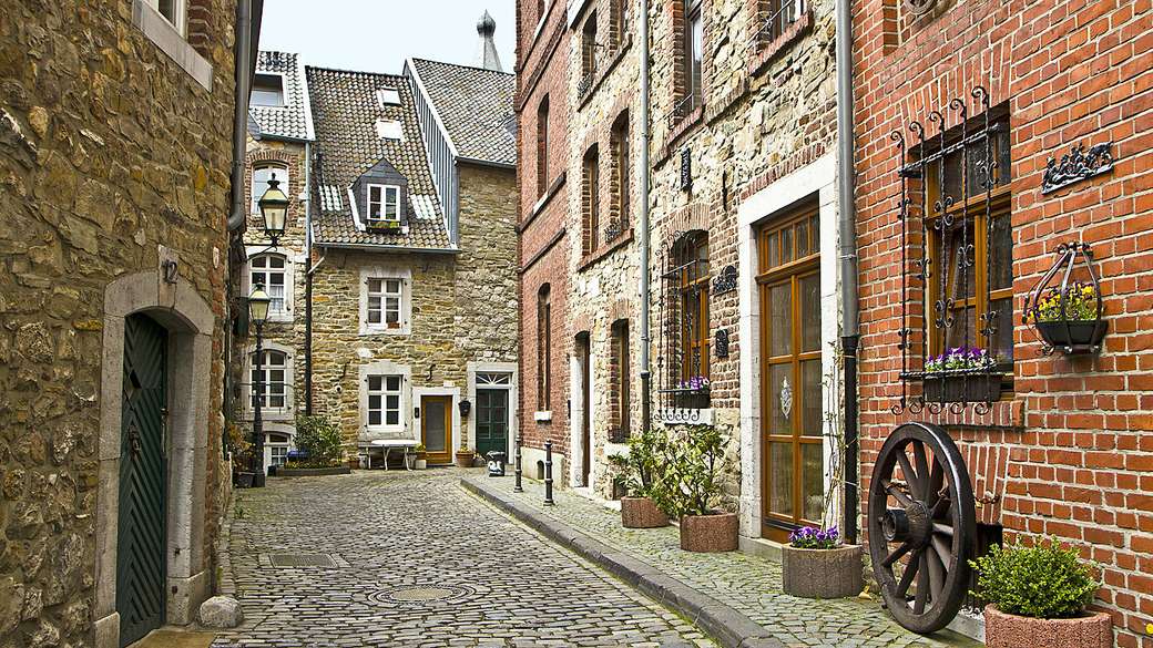 Aachen pitoresca cidade velha puzzle online