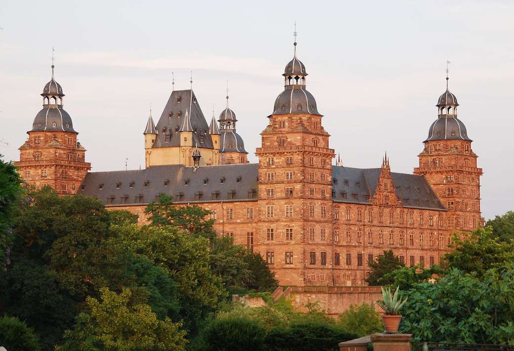 Замок Ашаффенбург Йоганнісбург онлайн пазл