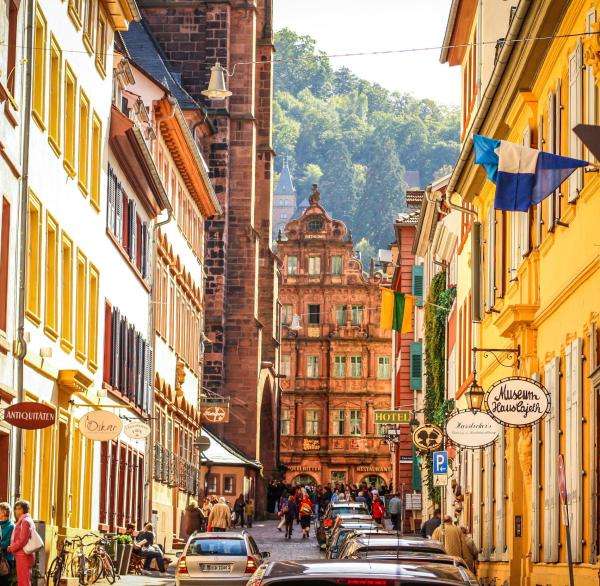 Heidelberg Haspelgasse Pussel online
