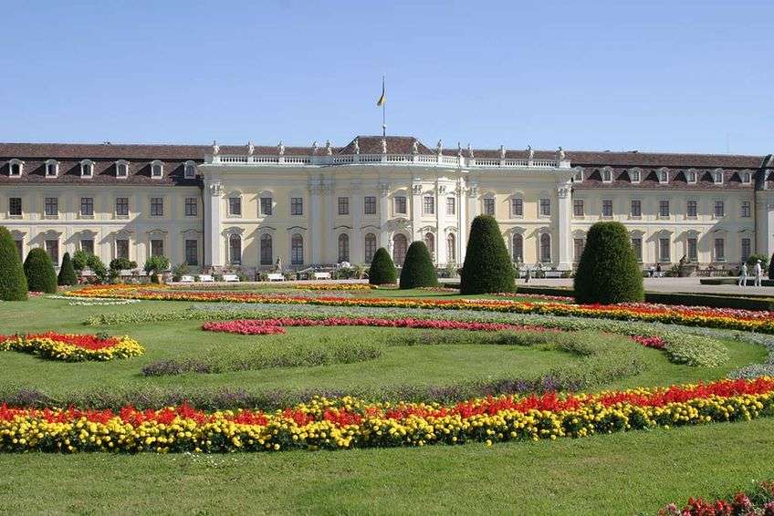 Κατοικημένο παλάτι Ludwigsburg online παζλ