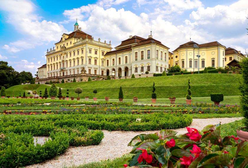 Резиденційний палац Людвігсбург пазл онлайн