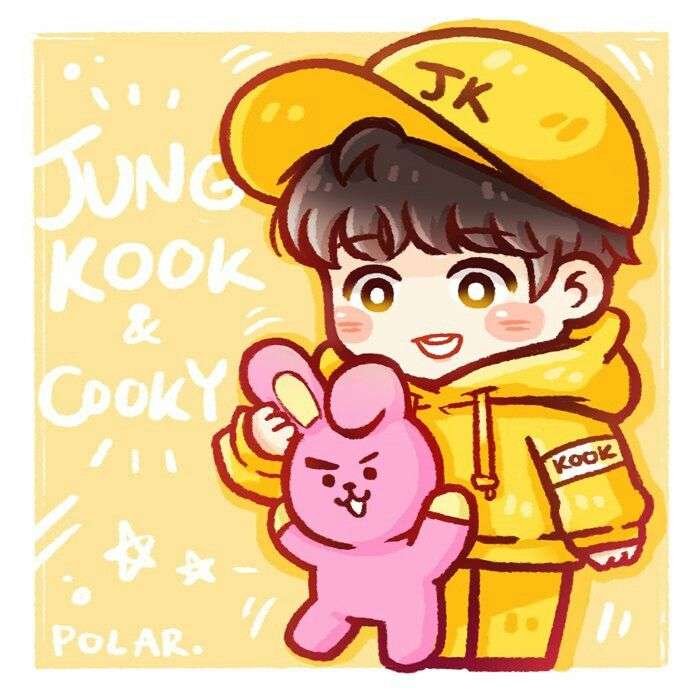 Cooky und Jungkook Online-Puzzle