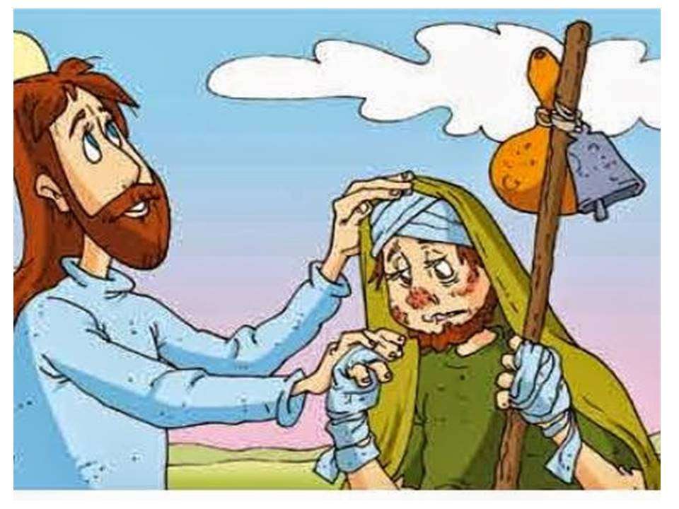 Gesù e il lebbroso riconoscente. puzzle online