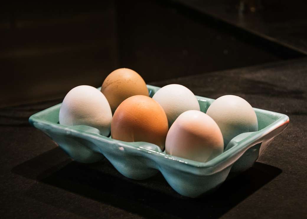 дневные свежие фермерские яйца пазл онлайн