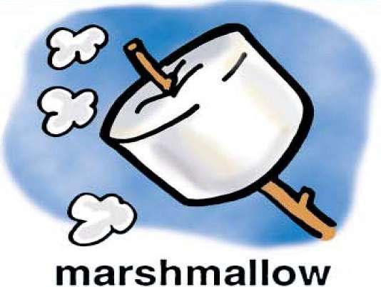 m ist für Marshmallow Online-Puzzle