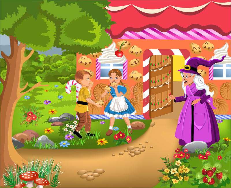conte de fées "Hansel et Gretel" puzzle en ligne