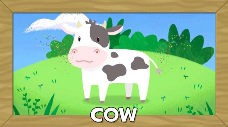 ANIMALE FARME: COW puzzle online