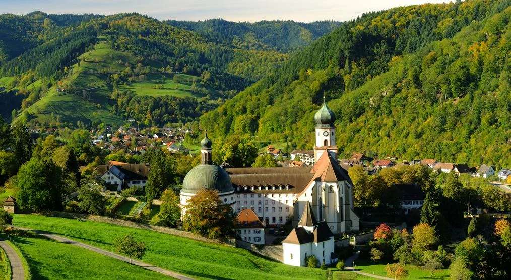 Münstertal klooster van St. Trudpert legpuzzel online