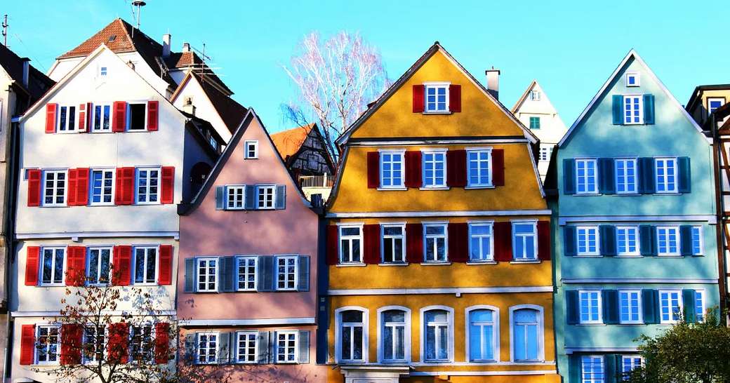 Casas de estudantes em Tübingen puzzle online