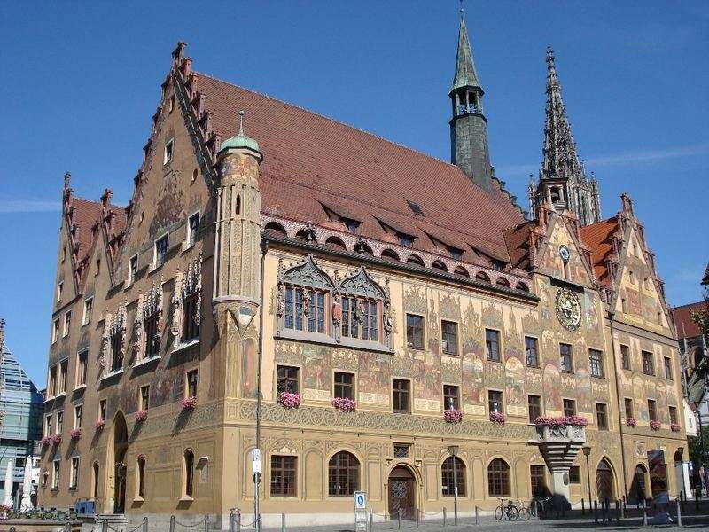 Ulm historická radnice skládačky online