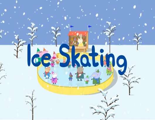 i is for ice skating jigsaw puzzle online