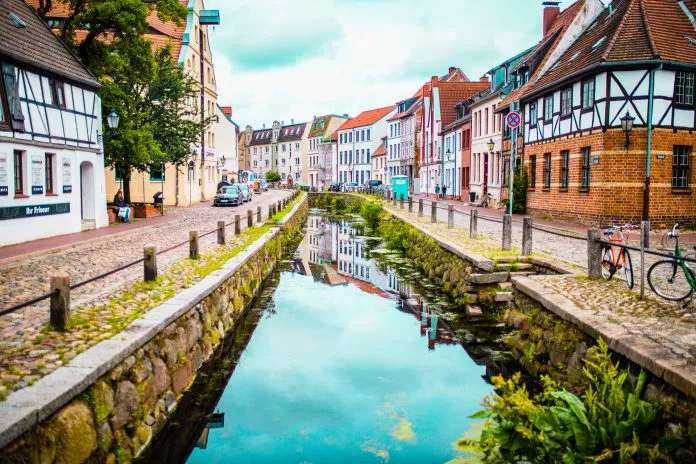 Město Wismar u Baltského moře skládačky online