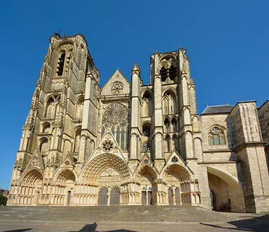 Catedrala Bourges Saint Etienne jigsaw puzzle online