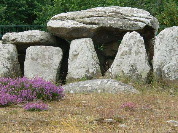 Cultura de pedra antiga de Carnac Bretagne puzzle online