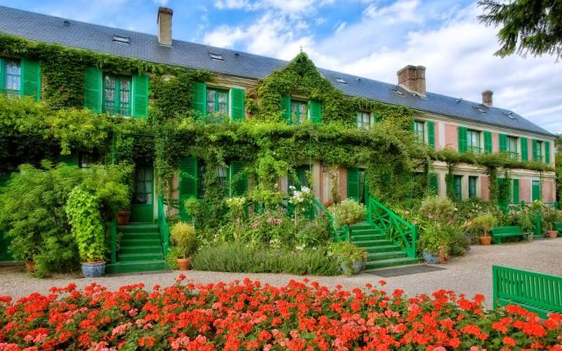 Casa Giverney Claude Monet puzzle online