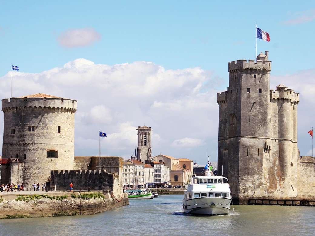 La Rochelle Hafenanlage Online-Puzzle