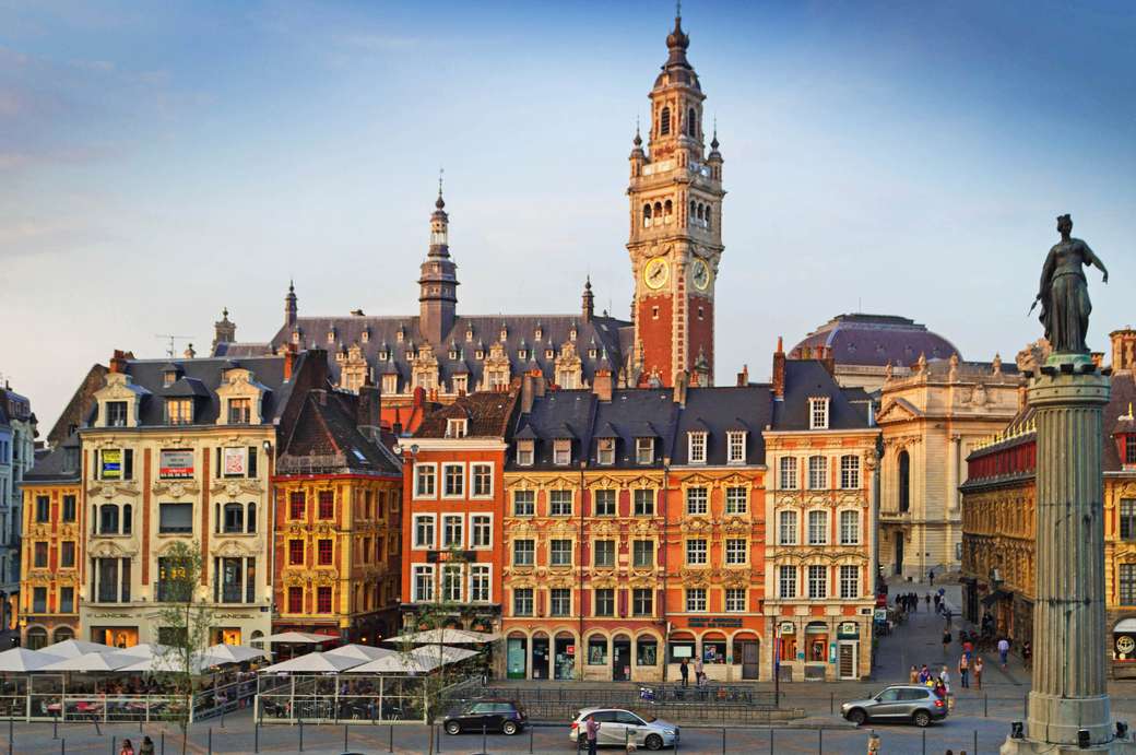 Lille Észak-Franciaország belvárosában kirakós online
