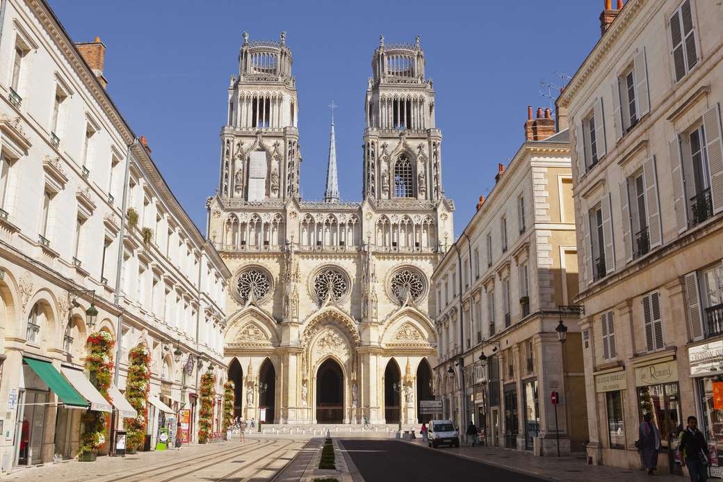 Orléans avec cathédrale puzzle en ligne