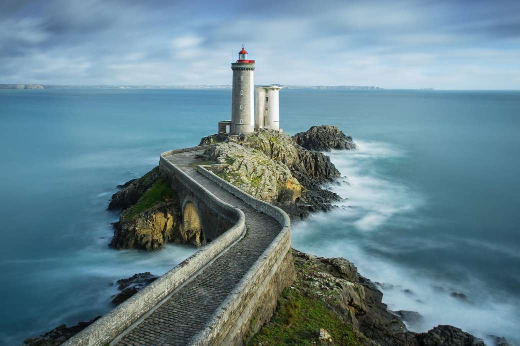 Petit Minou Leuchtturm an der Atlantikküste Puzzlespiel online