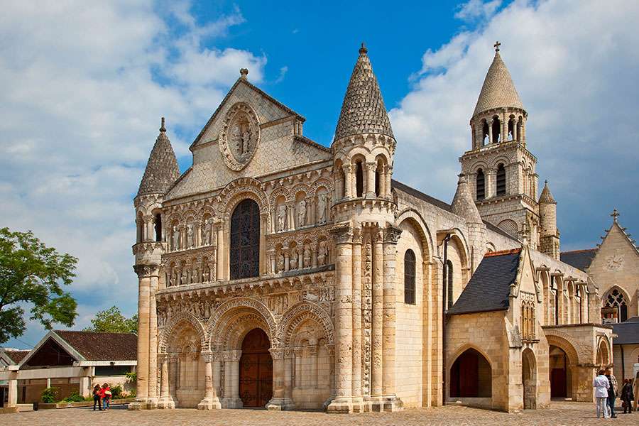 Poitiers Notre Dame la Grande Puzzlespiel online