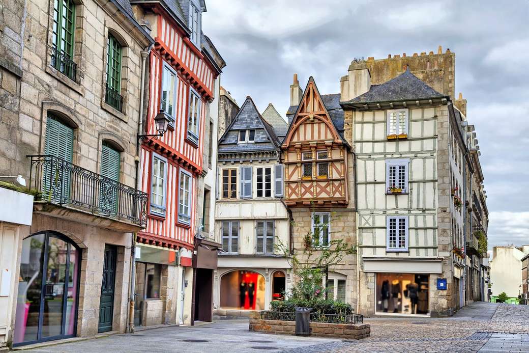 Quimper i Bretagne pussel på nätet
