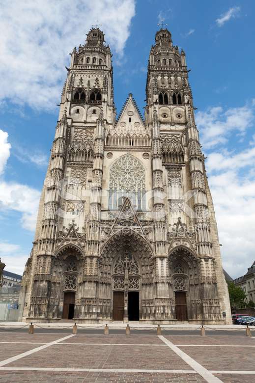 Passeios pela Catedral de Saint Gatien quebra-cabeças online