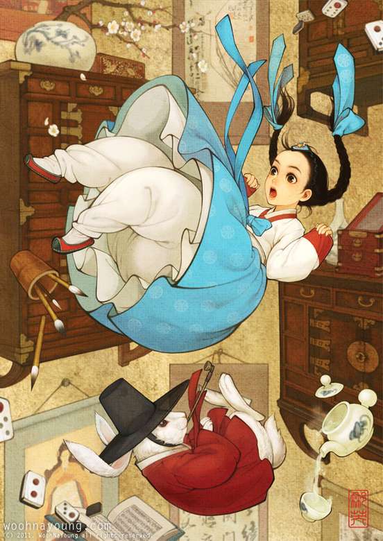 ೋ ღ Alice -Korean Art ೋ ღ Puzzlespiel online